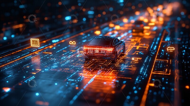 高清大图下载【趣麦麦图】车辆通信网络1