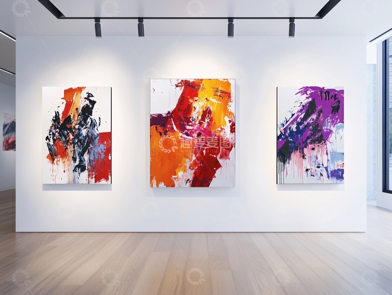 高清大图下载【趣麦麦图】装饰画无框画画展画廊