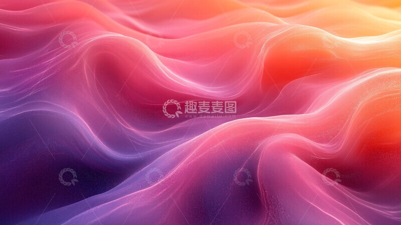 高清大图下载【趣麦麦图】数字波纹渐变背景2