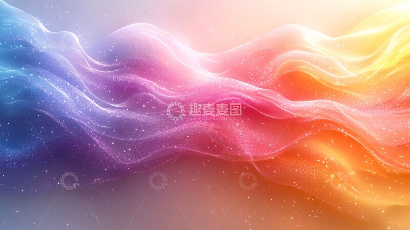 高清大图下载【趣麦麦图】柔和渐变几何图3