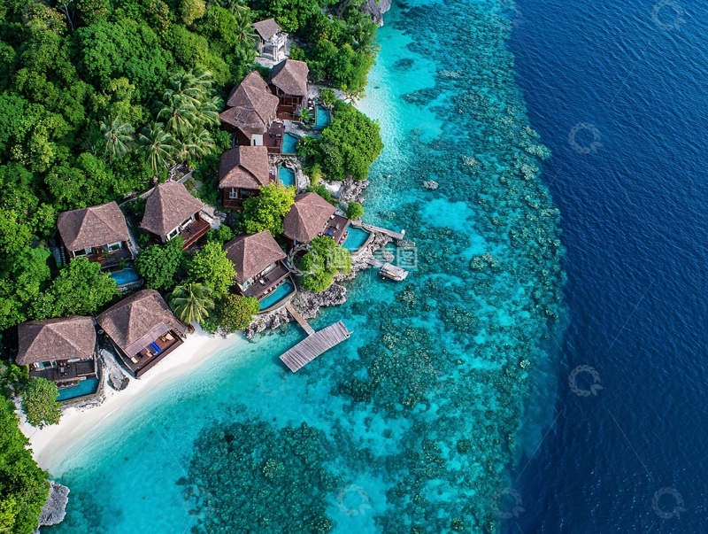 高清大图下载【趣麦麦图】蜜月水屋