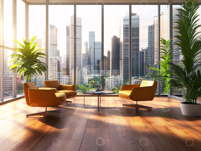 高清大图下载【趣麦麦图】高楼休闲区12