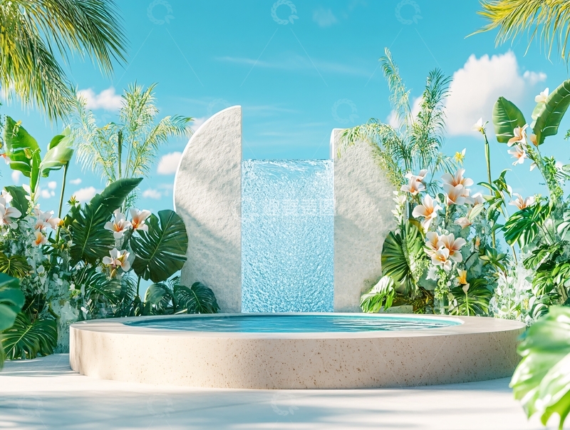 高清大图下载【趣麦麦图】超现实泳池8