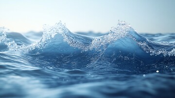 水波蓝色背景1