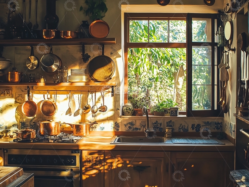 高清大图下载【趣麦麦图】厨房里的阳光3