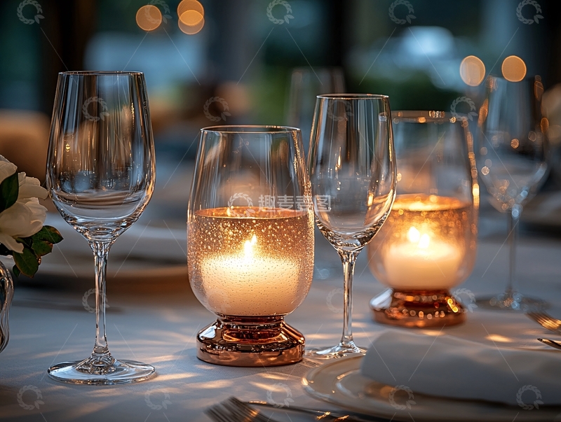 高清大图下载【趣麦麦图】-高端烛光餐饮