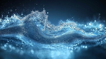 水波蓝色背景2