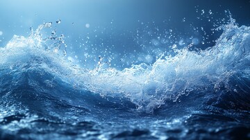 水波蓝色背景3