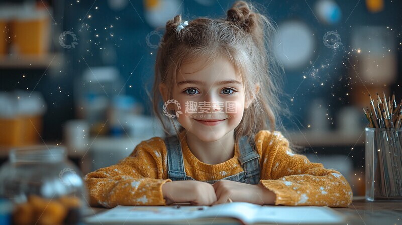 高清大图下载【趣麦麦图】儿童探索学习世界1