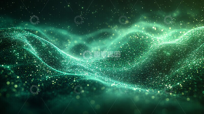 高清大图下载【趣麦麦图】流光粒子连接图1