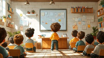 孩子学习数学的课堂1