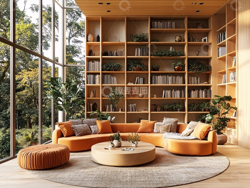 高清大图下载【趣麦麦图】家居图书馆4