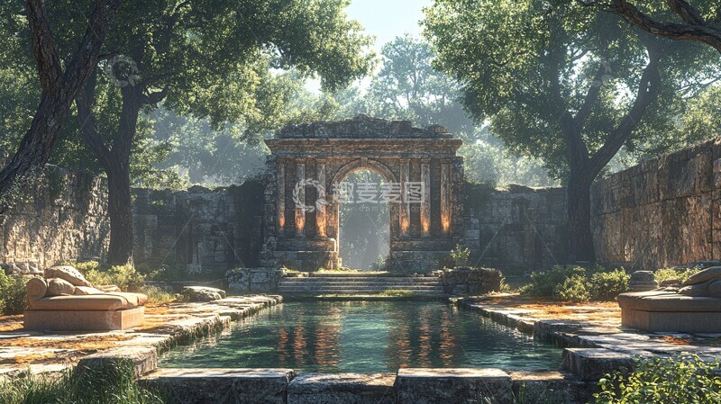 高清大图下载【趣麦麦图】罗马斗兽场遗迹