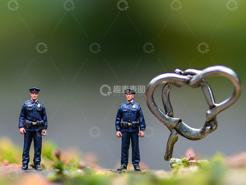 高清大图下载【趣麦麦图】警察心理辅导