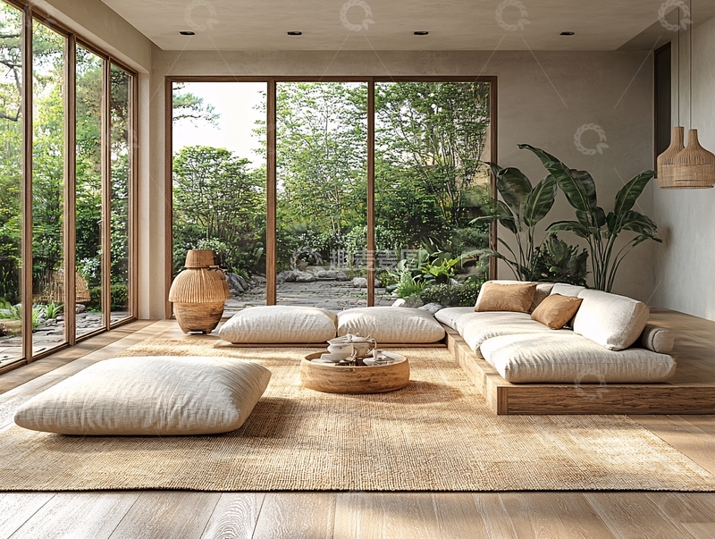 高清大图下载【趣麦麦图】日式庭院家具