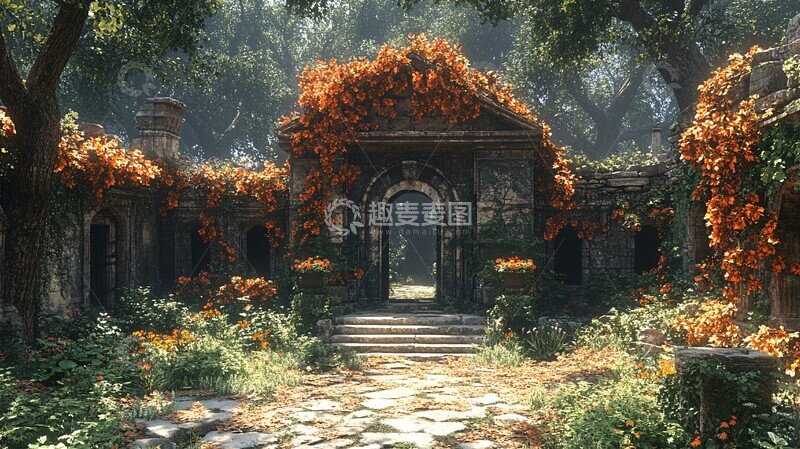 高清大图下载【趣麦麦图】罗马斗兽场遗迹1