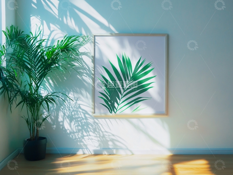 高清大图下载【趣麦麦图】植物与窗影1