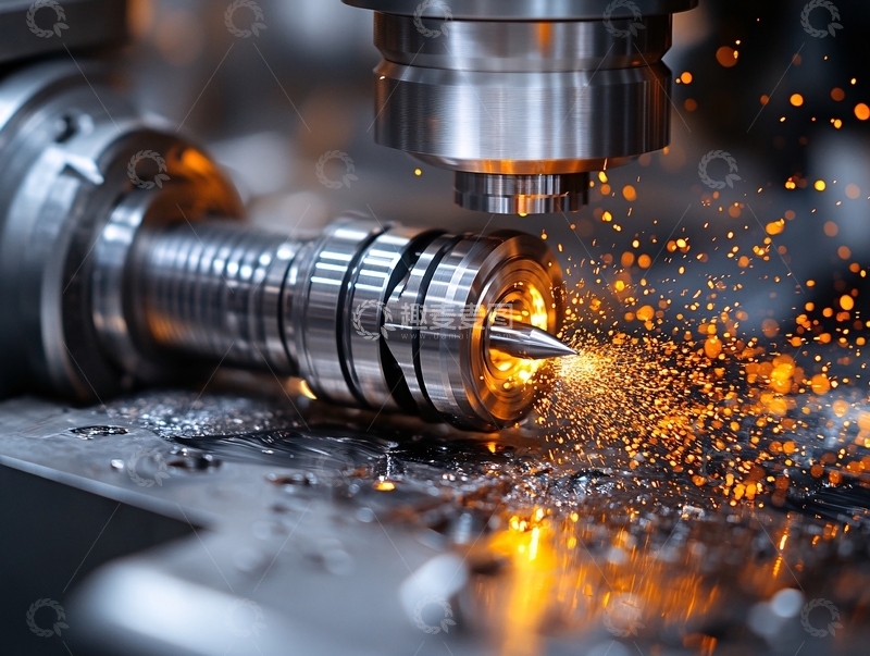 高清大图下载【趣麦麦图】数控科技车床加工1