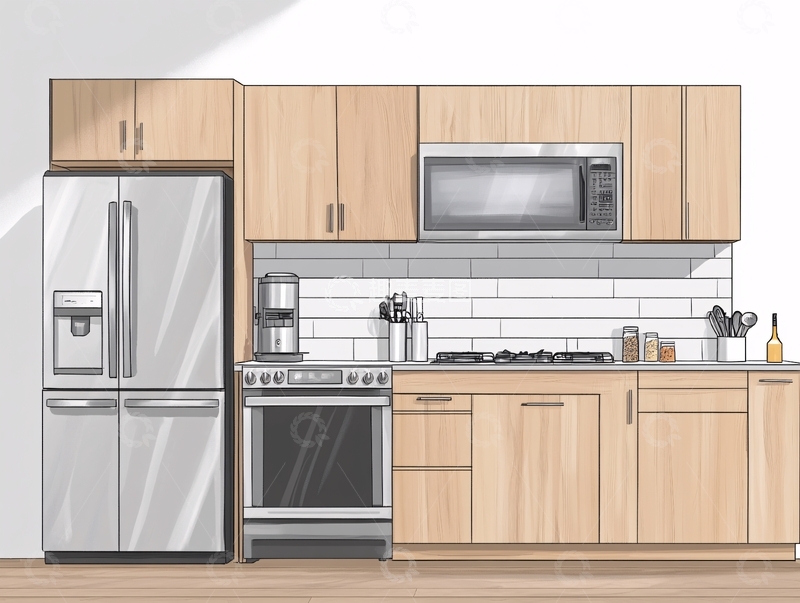 高清大图下载【趣麦麦图】厨房场景图2