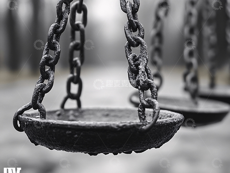 高清大图下载【趣麦麦图】铁链秋千