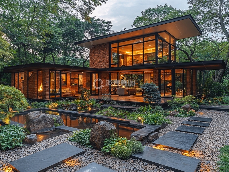 高清大图下载【趣麦麦图】日式别墅设计2