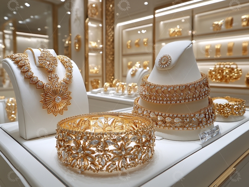 高清大图下载【趣麦麦图】金饰专柜