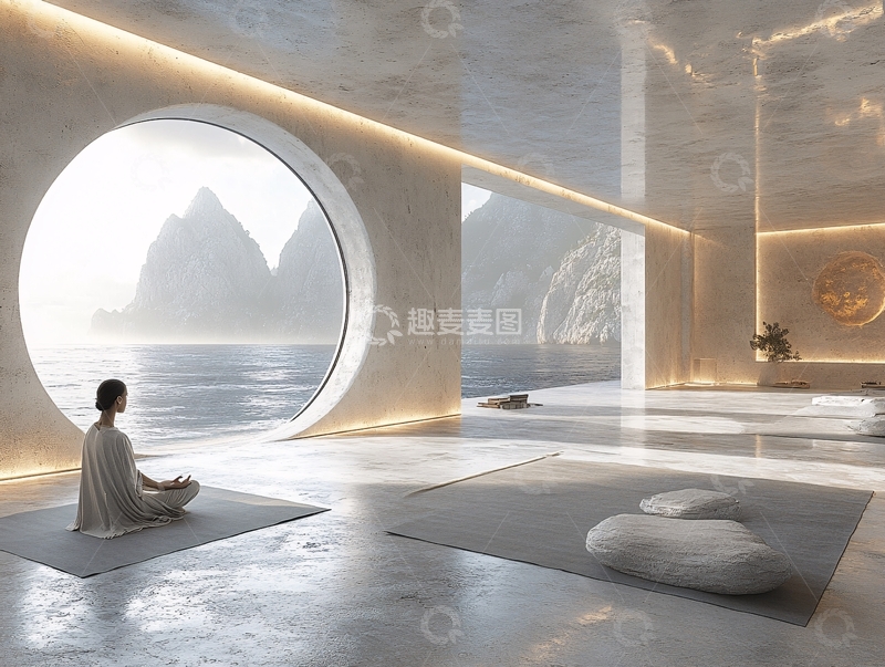 高清大图下载【趣麦麦图】新中式冥想2