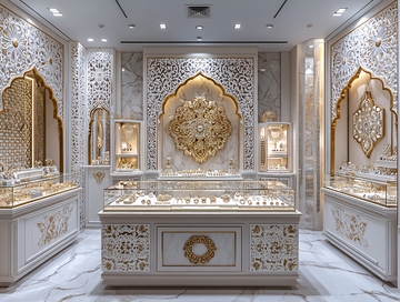 尊贵奢华珠宝饰品店