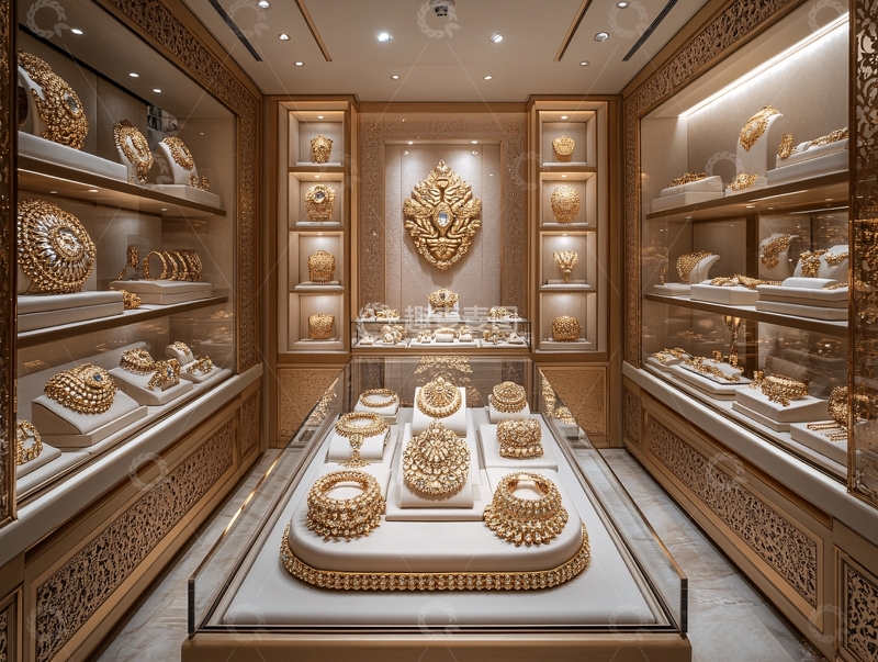 高清大图下载【趣麦麦图】金器店装潢