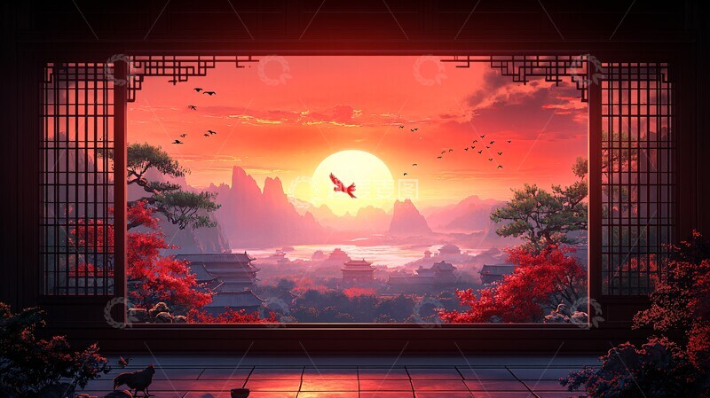 高清大图下载【趣麦麦图】晨曦中的宫廷生活2