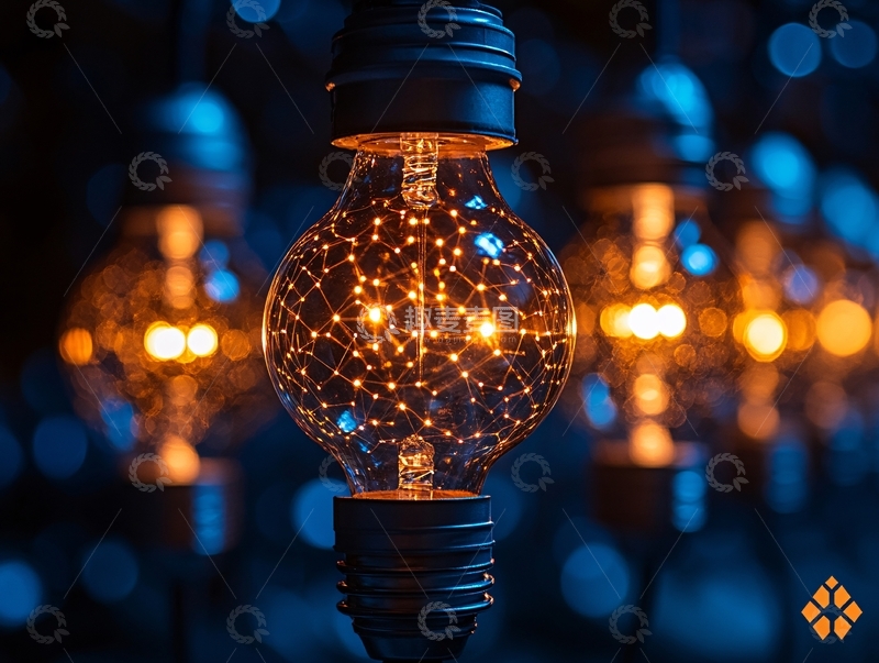 高清大图下载【趣麦麦图】灯泡创意场景图5