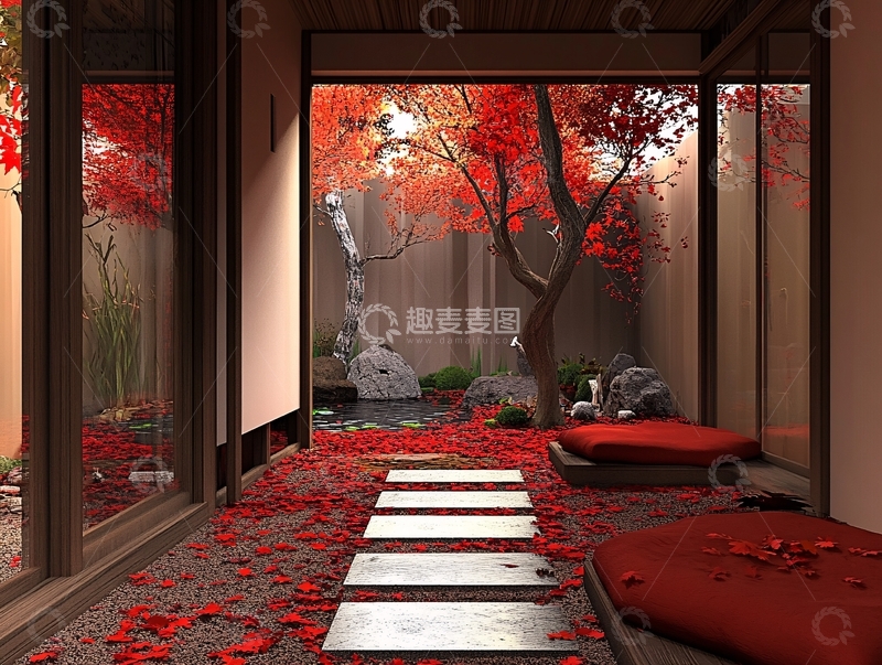 高清大图下载【趣麦麦图】红叶山庄设计1