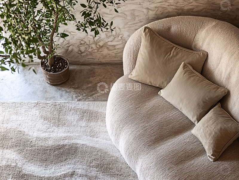 高清大图下载【趣麦麦图】柔软的家具