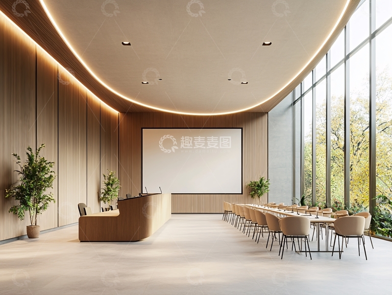 高清大图下载【趣麦麦图】演讲大厅设计1