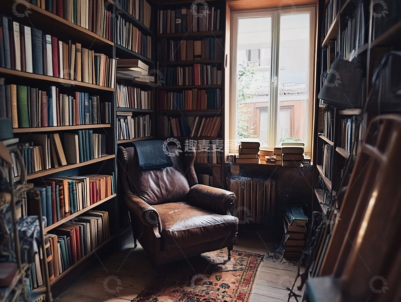 高清大图下载【趣麦麦图】家居图书馆7