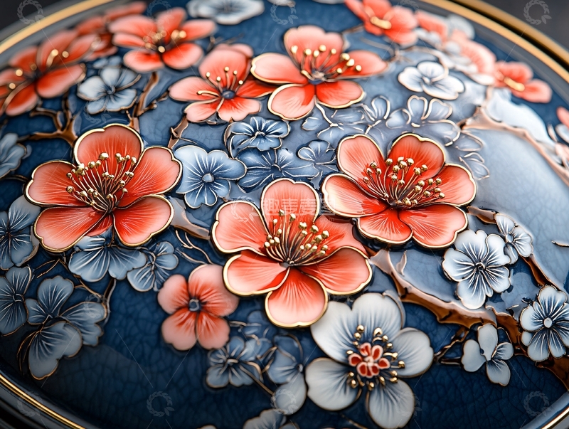 高清大图下载【趣麦麦图】珐琅螺钿工艺