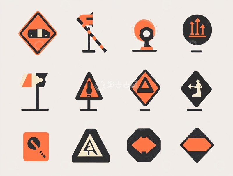 高清大图下载【趣麦麦图】-交通运输标志