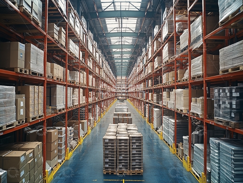 高清大图下载【趣麦麦图】物流仓库素材