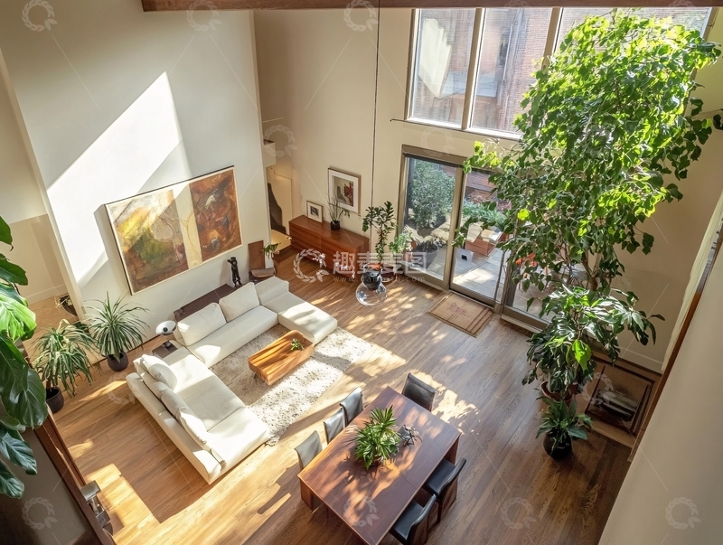 高清大图下载【趣麦麦图】全采光起居室2