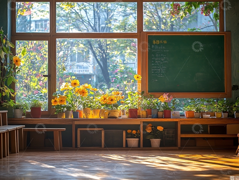 高清大图下载【趣麦麦图】温馨教室2