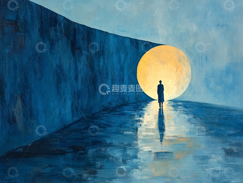 高清大图下载【趣麦麦图】孤独的沉思