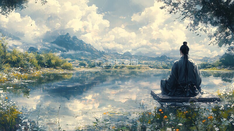 高清大图下载【趣麦麦图】古风春景图古风春景中国2