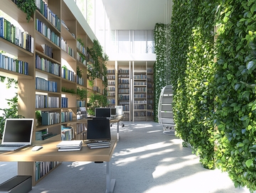 副中心图书馆森林书苑