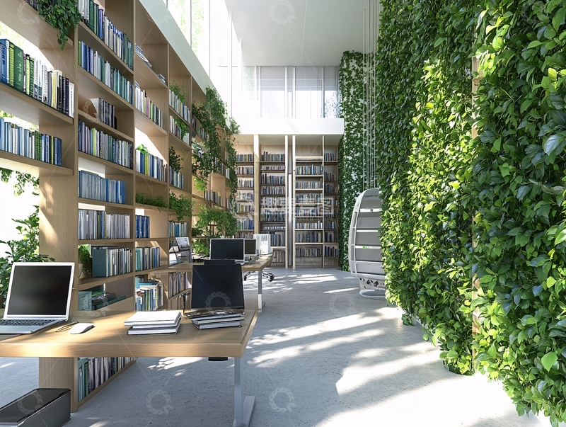 高清大图下载【趣麦麦图】副中心图书馆森林书苑