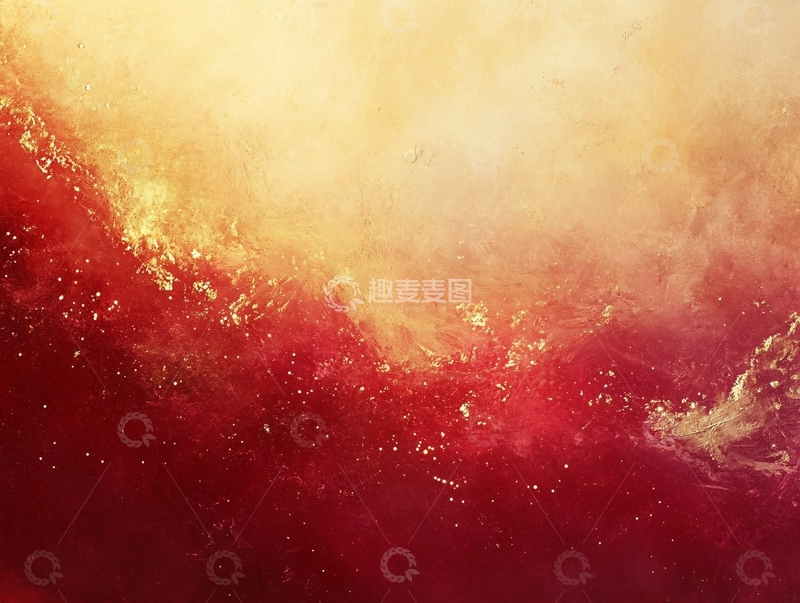 高清大图下载【趣麦麦图】梦幻酒红色水彩背景
