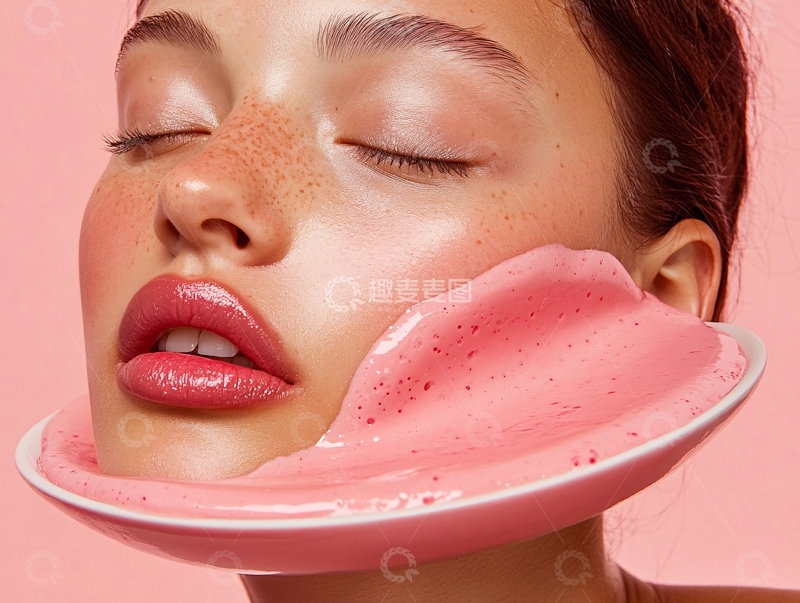 高清大图下载【趣麦麦图】绚丽美体美颜彩妆美妆