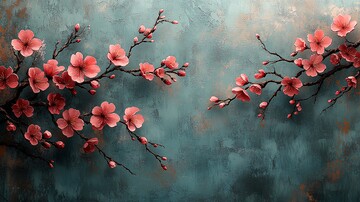 樱花枝条风景