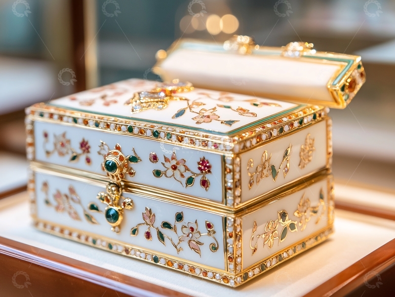 高清大图下载【趣麦麦图】掐丝金盒