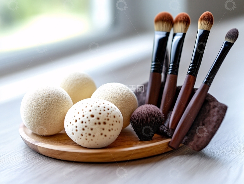 高清大图下载【趣麦麦图】化妆刷实拍图