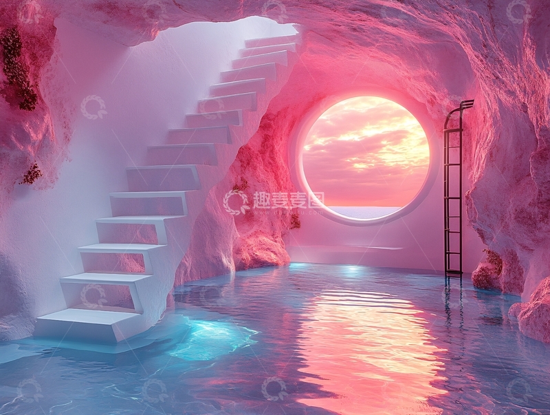 高清大图下载【趣麦麦图】超现实泳池10